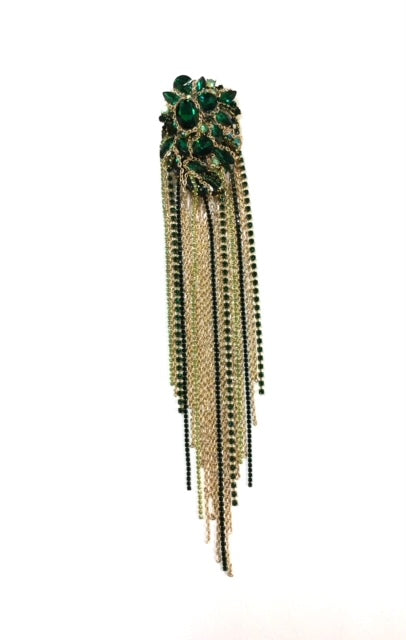 Emerald Jewel Brooch