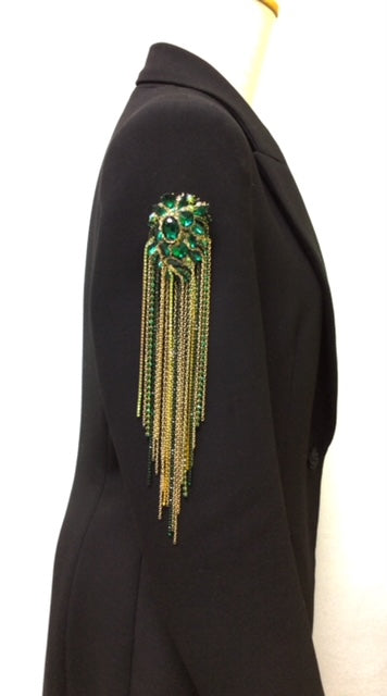 Emerald Jewel Brooch