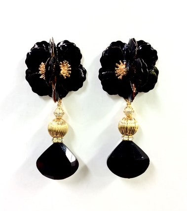 Pansy Earrings