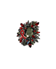 Crystal Compassion Brooch
