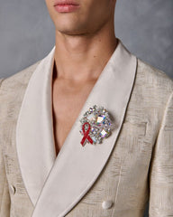 Crystal Courage Brooch