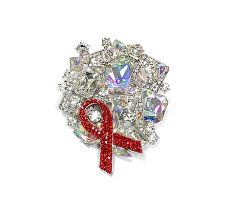 Crystal Courage Brooch