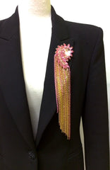 Electric Rose Brooch