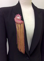 Electric Rose Brooch