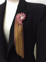 Electric Rose Brooch