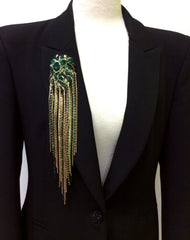 Emerald Jewel Brooch