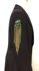 Emerald Jewel Brooch