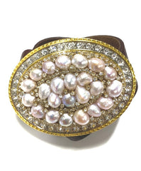 Genuine Freshwater Pearl Belt Buckle