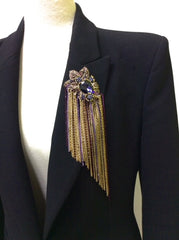 Purple Pansy Brooch