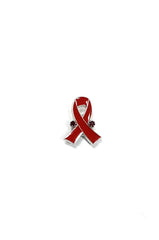 Red Ribbon Radiance Brooch (Magnetic)