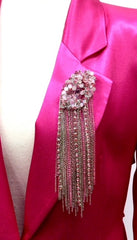 Pink Stardust Brooch