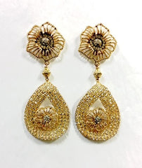 Rita Tesolin-Toronto-One of a kind-Tuscan gold earringns